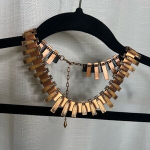 Gold bronze Cleopatra necklace